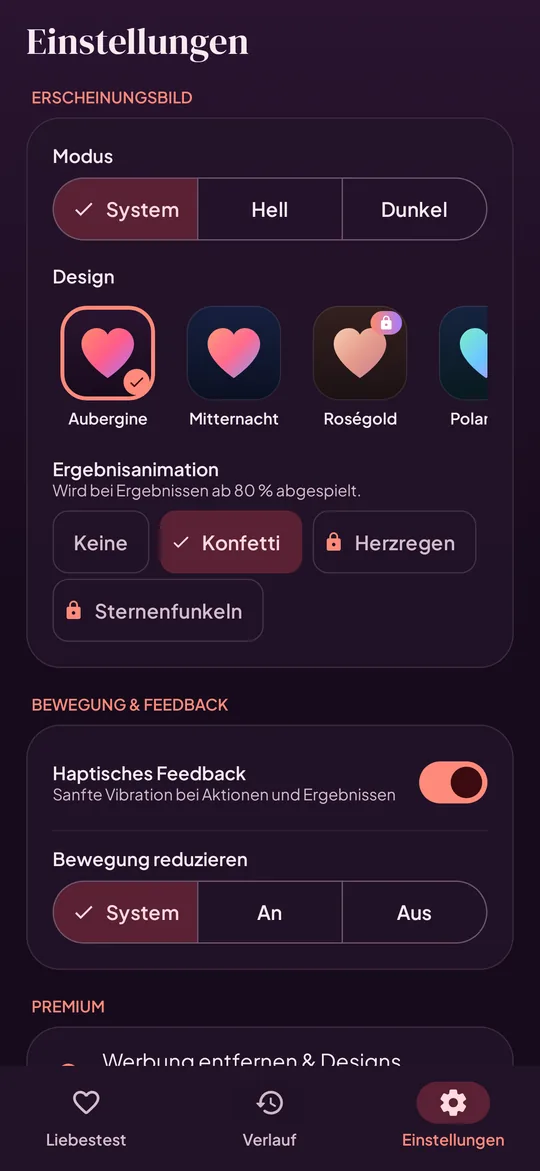 Einstellungen